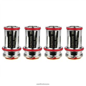 UWELL CROWN 3 gulungan (4 bungkus) un2 jala 0,23ohm XP2J2H94 UWELL Vape Disposable
