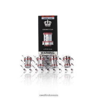 UWELL CROWN 4 koil pengganti (4 paket) un2 jaring ganda 0,23ohm XP2J2H184 UWELL Vape Disposable
