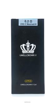 UWELL CROWN V kumparan | 4 paket un2 menyatu 0,23ohm XP2J2H67 UWELL Vape Flavours Disposable