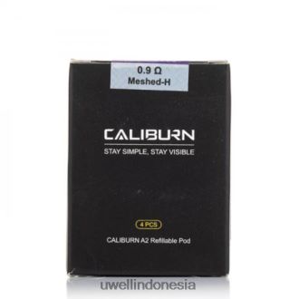UWELL CALIBURN A2 pod pengganti | 4 paket fekral un2 meshed-h 0,9ohm XP2J2H1 UWELL Indonesia