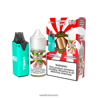 UWELL V6 perangkat sekali pakai + jus daddy's vapor 30ml - bundel kolaborasi clr: cyan/flv: pepermin 50mg XP2J2H211 UWELL Indonesia