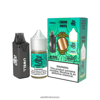 UWELL V6 perangkat sekali pakai + jus daddy's vapor 30ml - bundel kolaborasi clr: hitam/flv: ketenangan 50mg XP2J2H222 UWELL Jakarta