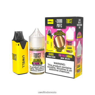 UWELL V6 perangkat sekali pakai + jus daddy's vapor 30ml - bundel kolaborasi clr: kuning/flv: limun pink punch 50mg XP2J2H219 UWELL Online Shop