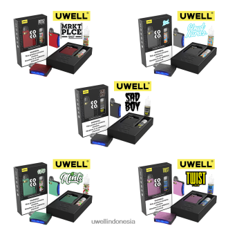 UWELL CALIBURN AK3 kit + a3s 0.8ohm pods (x2) + daddy\'s vapor 10ml garam 50mg crl: abu-abu/flv: persik raspberry biru XP2J2H247 UWELL Vape Flavours Disposable