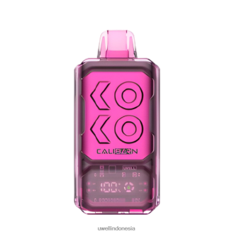 UWELL CALIBURN bar s18000 vape sekali pakai ceri berry gila XP2J2H303 UWELL Official Store Indonesia
