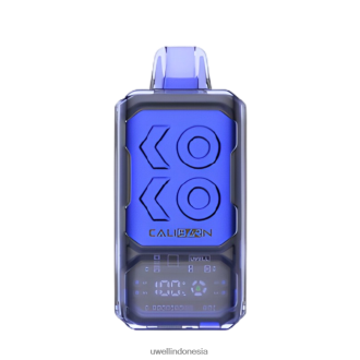 UWELL CALIBURN bar s18000 vape sekali pakai es razz biru XP2J2H301 UWELL Indonesia